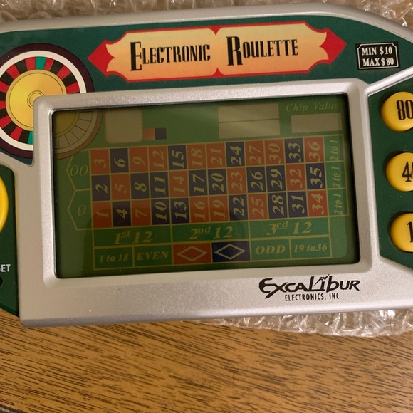 Excalibur ROULETTE Electronic Handheld Game, NIB - Picture 8 of 11